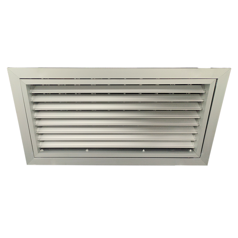 TEP-D-E-FA - KADER 2 CM -   ALUMINIUM WANDROOSTER MET VLAK UITLOPEND FRONTRAAM, DEBIETREGELAAR, KLIK TOEZICHTSLUIK EN LUCHTFILTER