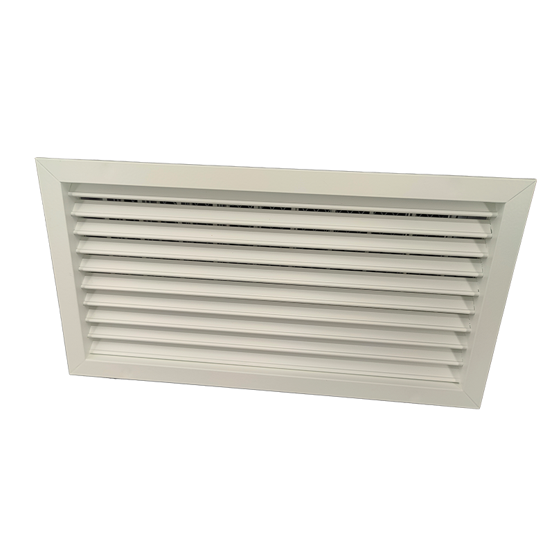 TEP-FA-RAL - KADER 3 CM -  ALUMINIUM WANDROOSTER MET VLAK UITLOPEND FRONTRAAM EN LUCHTFILTER - RAL KLEUR