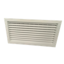 TEP-FA-RAL - KADER 3 CM -  ALUMINIUM WANDROOSTER MET VLAK UITLOPEND FRONTRAAM EN LUCHTFILTER - RAL KLEUR