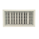 TEP-D-E-FA-RAL - KADER 1 CM -   ALUMINIUM WANDROOSTER MET VLAK UITLOPEND FRONTRAAM, DEBIETREGELAAR, KLIK TOEZICHTSLUIK EN LUCHTFILTER - RAL KLEUR
